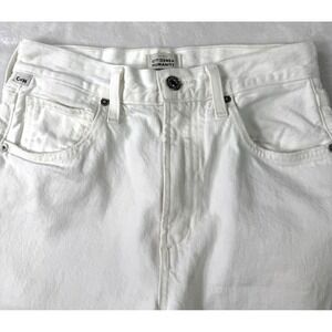 Citizens of Humanity Jeans Daphne Crop Women's 25 White 100% Organic Cotton